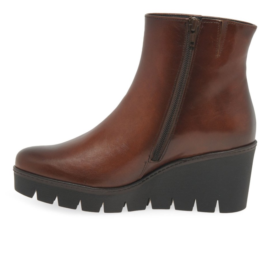 Gabor Sattel | Bottines à Talon Compensé épais Utopia Exclusives Pour Femmes